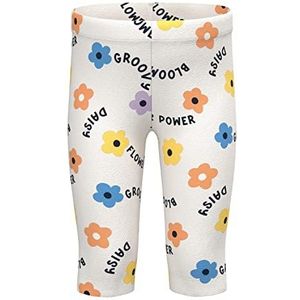 NAME IT NMFVIVIAN AOP Capri Legging H1, Witte alyssum/Aop: bloem, 104 cm