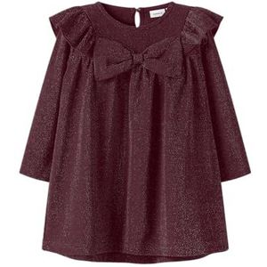 NAME IT Nmfroisin M Ls Dress, bordeaux, 116