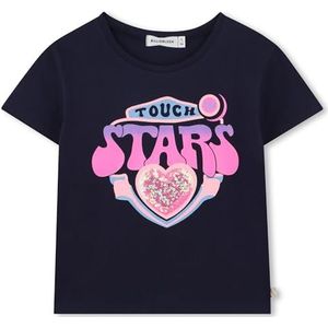 Billieblush U21399 T-shirt voor meisjes, Indigoblauw, 3 Jaren