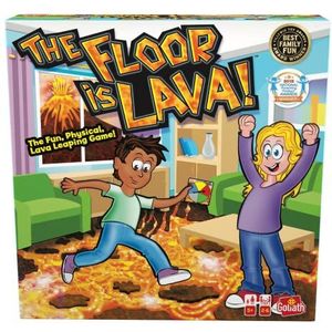 Goliath The Floor is Lava, Familiespel voor Kinderen vanaf 5 Jaar, Gezelschapsspel voor 2 tot 6 Spelers, De Vloer is Lava