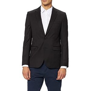 HUGO Heren Aldons Suit Jacket, Zwart 001, 44, Zwart 001, 54