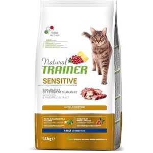Trainer Sensitive No Gluten Kattenvoer voor volwassenen met eend, 1,5 kg