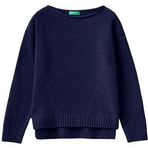 United Colors of Benetton trui voor meisjes en meisjes, Blu Scuro 252, 160 cm