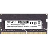PNY Performance RAM DDR4 Notebook Memory SODIMM 2666 MHz 8GB, Black
