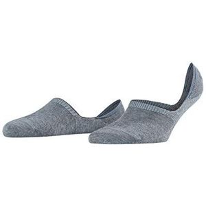FALKE Dames Liner sokken Step High Cut W IN Katoen Onzichtbar eenkleurig 1 Paar, Grijs (Greymix 3399), 35-36