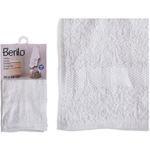Berilo Handdoek 70 X 130 Cm Katoen Wit