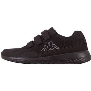 Kappa Follow Vl Sneakers voor heren, 1116 Black Grey, 48 EU
