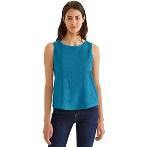 Street One Zomertop voor dames, Deep Splash Blue, 46