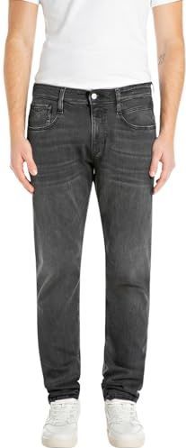 REPLAY - Anbass Bio - Jeans - Grijs - Slim Fit - 100% Katoen Biologisch
