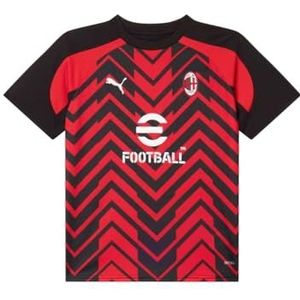 AC Milan Prematch-shirt, seizoen 2023/24, rood, kinderen en jongeren, uniseks, 6 jaar
