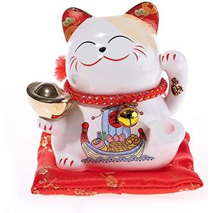 lachineuse Maneki Neko standbeeld