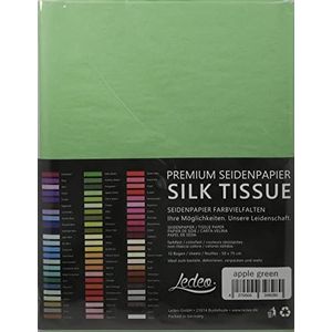 Premium zijdepapier Silk Tissue - 10 vellen (50 x 75 cm) - kleur naar keuze (Apple Green)