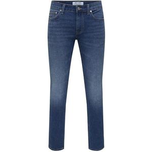 Only & Sons - ONSWARP - Jeans - Blauw - Skinny