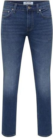 Only & Sons - ONSWARP - Jeans - Blauw - Skinny