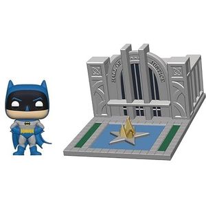 Pop Town Hall of Justice with Batman Vinyl Figure