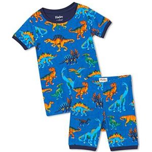 Hatley Jongens Pyjama met korte mouwen van biologisch katoen, Dino Park, 3 Jaren