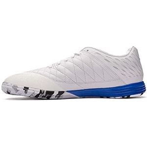 Nike Lunargato II, voetbalschoenen voor heren, White Black Glacier Blue Racer Blue, 37.5 EU