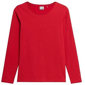 4F Longsleeve voor dames, Rood, L