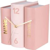 Karlsson, KA5730, Book AA8 horloge, tafelklok, papier, roze, eenheidsmaat