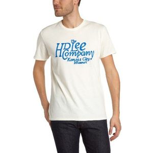 Lee Heren T-shirt HD lee Tee Cloud D, ronde kraag, logo, Wit - blanc (Cloud Dancer), XXL