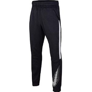Nike Therma GFX Tapered pantalon broek voor jongens, zwart (black/white/white), S