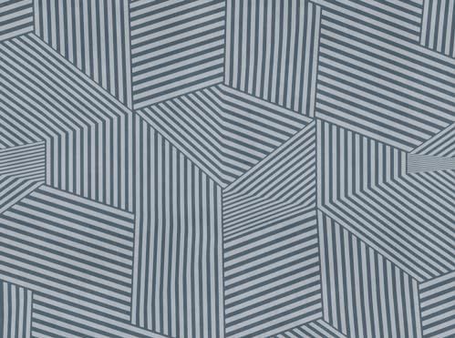 Livingwalls Fotobehang 3D-effect in blauw, grijs - hoogwaardig vliesbehang 398921 met motief op 1,59 m x 2,80 m - Made in Germany