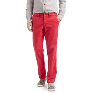 ESPRIT Heren Chino broek Regular Fit 034EE2B006, Rood (Cool Red), 33W x 36L