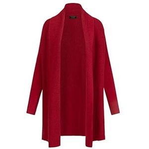 ApartFashion APART Gebreide jas voor dames met kasjmier, vest, sweater, rood, normaal, rood, L