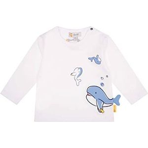 Steiff T-shirt met lange mouwen voor babyjongens, wit (bright white), 62 cm