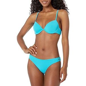 Emporio Armani Swimwear Women's Emporio Armani Logo Lover Sculpture Brief Bikini Set, Turquoise, S, turquoise, S