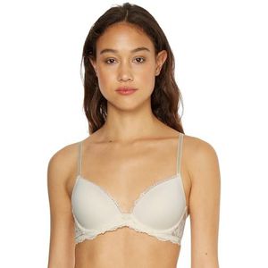 Calvin Klein Dames Lift Stretch Demi Cup BH, Wit (Ivoor), 85B