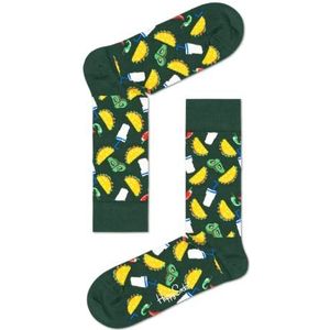 Happy Socks Taco, Kleurrijke en Leuke, Sokken voor Dames en Heren, Groente (41-46)