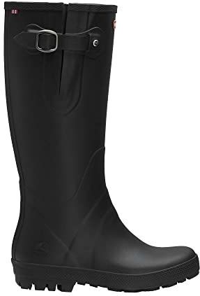 Viking Foxy Rubberlaarzen voor dames, lange schacht, zwart, 41 EU