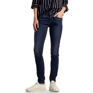 STREET ONE Jeans Slim Fit, Deep Indigo Washed, 33W x 32L