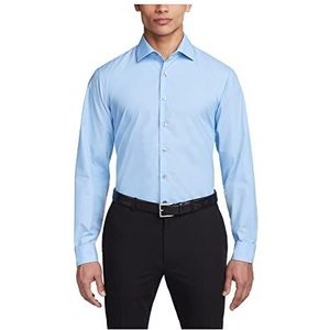KENNETH COLE Overhemd voor heren, slim fit, effen, Lichtblauw, 17""-17.5"" Neck 32""-33"" Sleeve