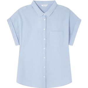 Springfield blauw overhemd, maat 34, Blauw (Azul Chino), 32