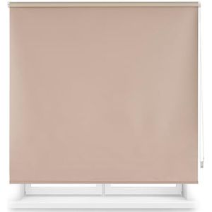 Blindecor Premium verduisterende rolgordijnen op maat | ivoor | 70 x 220 cm (breedte x hoogte) stofgrootte 67 x 215 cm | verduisterend rolgordijn met 38 mm buis, robuust en elegant