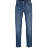 BOSS Heren Re.Maine BC-C zwarte regular fit jeans van comfortabele stretch-denim, blauw, 40W x 32L