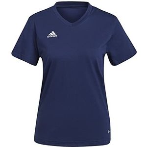 adidas Entrada 22 Tee dames T-Shirt, Team Navy Blue 2, S