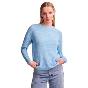 PIECES dames Pullover trui Pcjuliana Ls O-hals Knit Noos Bc, Airy Blue., M