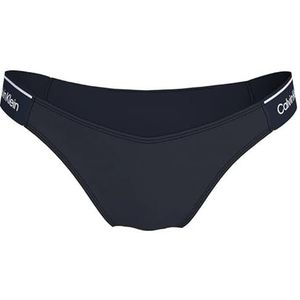 Calvin Klein - Curved Delta - Bikinibroekje - Zwart - Nylon