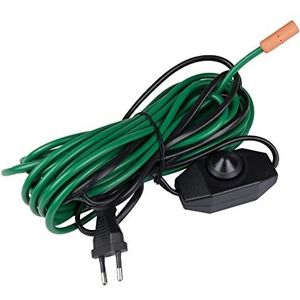 Windhager Verwarmingsslang, plantenverwarming, vorstbeschermende verwarmingskabel, warmtekabel tegen vorst, verwarmingsband, verwarmingsdraad, verwarmingsslang, 6 m, 36 watt, 05942, groen