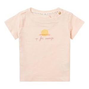 Noppies Baby T-shirt voor meisjes, T-shirt met korte mouwen voor baby's, Roze (Creool Pink) - P686, 68 cm