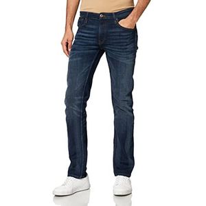 Cross Damien Slim Jeans voor heren, blauw (Dirty Blue 018)., 34W x 34L