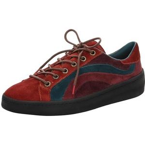 THINK! Kumi sneakers voor dames, roest/combi 5000, 37,5 EU, smal, rooster combi 5000, 37.5 EU Smal
