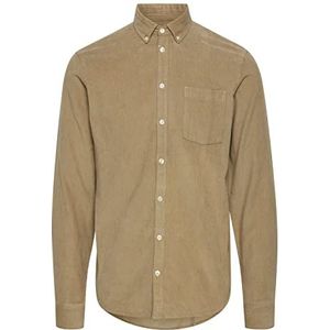 CASUAL FRIDAY Heren Anton LS BD Baby Corduroy Shirt Hemd, 171009/Dune, XL