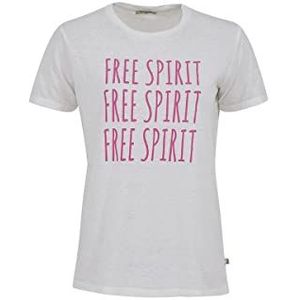 LTB Jeans Dames Rexiba T-shirt, wit 100, S