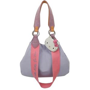 Fritzi aus Preussen Dames Hello Kitty Fritzi Izzy Mini Canvas Lilac Cat Shopper, lila (lilac), Eén Maat