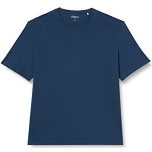 s.Oliver Bernd Freier GmbH & Co. KG T-shirt voor heren, korte mouwen, blauw, maat M, blauw, M