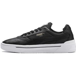 PUMA Cali-0 sneakers voor heren, Black PUMA Black PUMA Zwart PUMA Wit 01, 37.5 EU